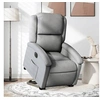 Image de stoel électrique réglable tissu gris clair