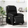 Image de Fauteuil de massage, relaxation électrique similicuirnoir