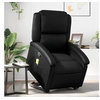 Image de Fauteuil de massage, relaxation similicuirnoir