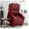 Image de Fauteuil de massage, relaxation similicuir bordeaux