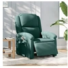 Image de Fauteuil réglable électrique tissu vert foncé