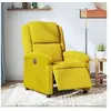 Image de Fauteuil réglable électrique tissu jaune