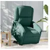 Image de Fauteuil de relaxation inclinable velours vert foncé