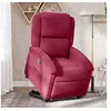 Image de Fauteuil de relaxation inclinable velours bordeaux