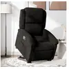 Image de Fauteuil de relaxation inclinable velours noir