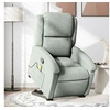 Image de Fauteuil de massage, relaxation velours gris clair