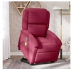 Image de Fauteuil de massage, relaxation velours bordeaux