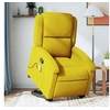 Image de Fauteuil de massage, relaxation velours jaune
