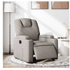Image de Fauteuil inclinable électrique Taupe Tissu