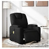 Image de Fauteuil de massage, relaxation électrique réglable tissunoir