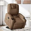 Image de Fauteuil de massage, relaxation tissu marron