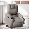Image de Fauteuil de massage, relaxation tissu taupe