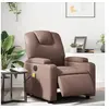 Image de Fauteuil de massage, relaxation électrique similicuir marron