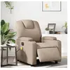 Image de Fauteuil de massage, relaxation électrique similicuir cappuccino