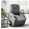 Image de Fauteuil de massage, relaxation similicuir gris