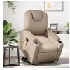 Image de Fauteuil de massage, relaxation similicuir cappuccino