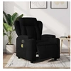 Image de Fauteuil de massage, relaxation électrique réglable tissunoir