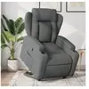 Image de Fauteuil inclinable Gris foncé Tissu
