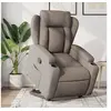 Image de Fauteuil de relaxation inclinable tissu taupe