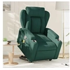 Image de Fauteuil de massage, relaxation tissu vert foncé
