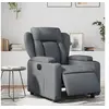 Image de Fauteuil réglable électrique similicuir gris