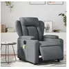 Image de Fauteuil de massage, relaxation électrique similicuir gris