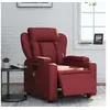 Image de Fauteuil de massage inclinable électrique rouge bordeaux 3204541
