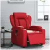 Image de Fauteuil de massage, relaxation électrique similicuir rouge