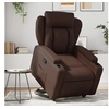Image de fauteuil réglable similicuir marron