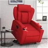 Image de stoel similicuir rouge