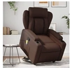 Image de Fauteuil de massage, relaxation similicuir marron