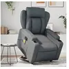 Image de Fauteuil de massage, relaxation similicuir gris