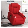 Image de Fauteuil de massage, relaxation similicuir rouge