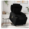 Image de Fauteuil de relaxation, massage, inclinable électrique similicuirnoir
