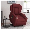 Image de Fauteuil inclinable de massage électrique rouge bordeaux 3204569
