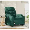 Image de Fauteuil réglable électrique tissu vert foncé