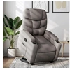Image de Fauteuil de relaxation inclinable tissu taupe
