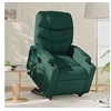 Image de stoel électrique tissu vert foncé