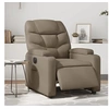 Image de Fauteuil réglable électrique similicuir cappuccino