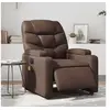 Image de Fauteuil de massage, relaxation électrique similicuir marron