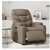 Image de Fauteuil de massage, relaxation électrique similicuir cappuccino