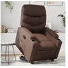 Image de fauteuil réglable similicuir marron
