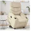 Image de Fauteuil de massage, relaxation similicuir crème