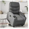 Image de Fauteuil de massage, relaxation similicuir gris