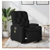Image de Fauteuil de massage, relaxation électrique réglable tissunoir