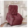 Image de Fauteuil de relaxation inclinable tissu bordeaux