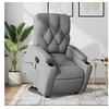 Image de Fauteuil de massage, relaxation tissu gris clair