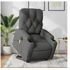 Image de Fauteuil de massage, relaxation tissu gris foncé