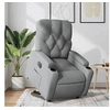 Image de stoel électrique réglable tissu gris clair