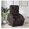 Image de stoel électrique tissu marron foncé